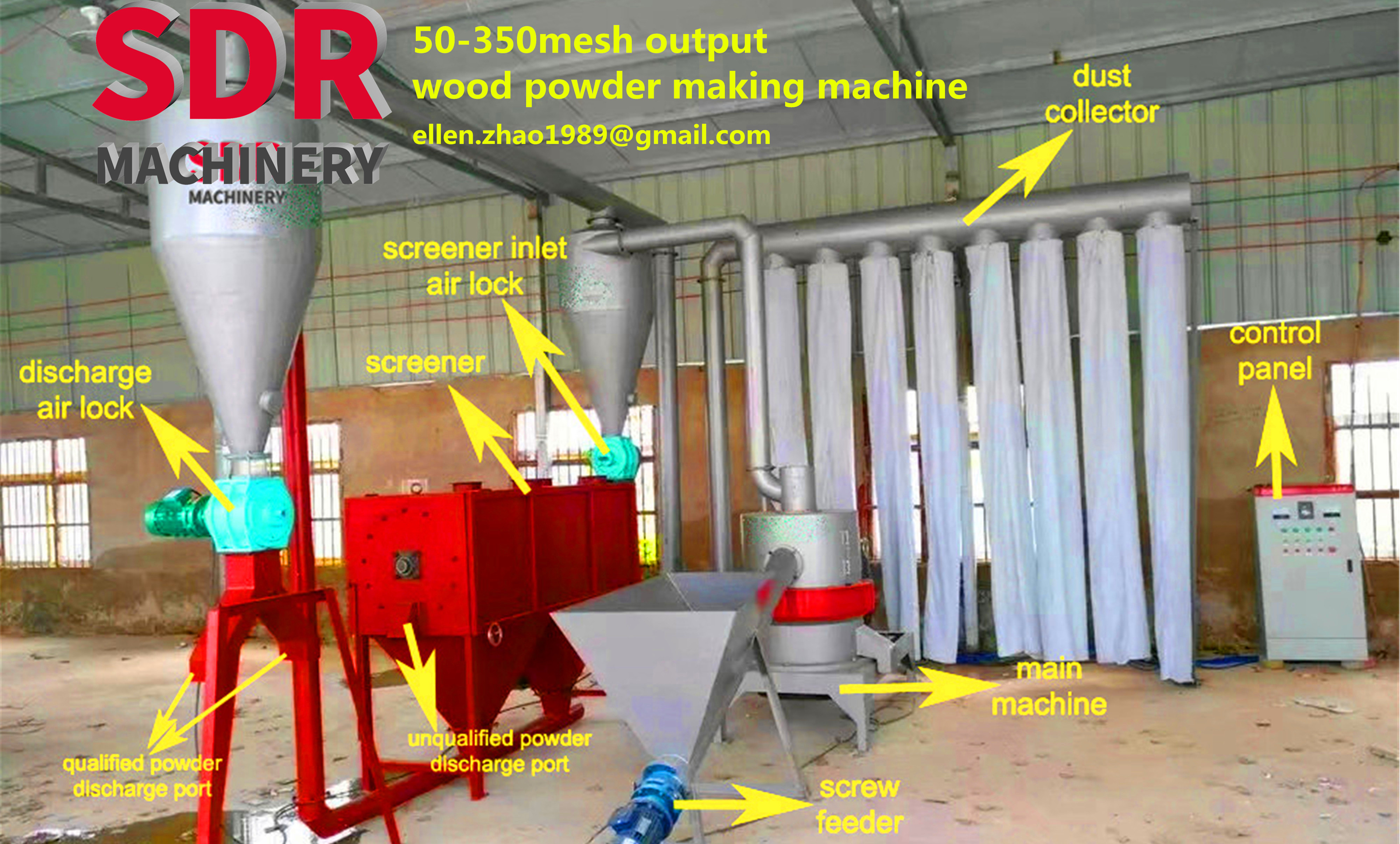 Two sets of agarbatti powder grinder machine are ready for India customer