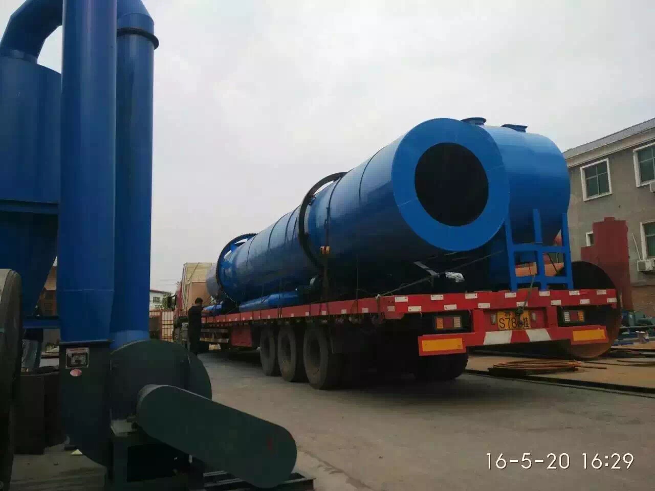 Notes Of Rotary Drum Dryer Installation