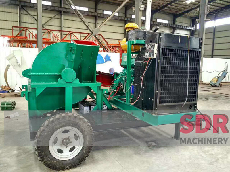 The Method Of Adjusting The Thickness,Size Of Wood Chipper Machine Finshed Product