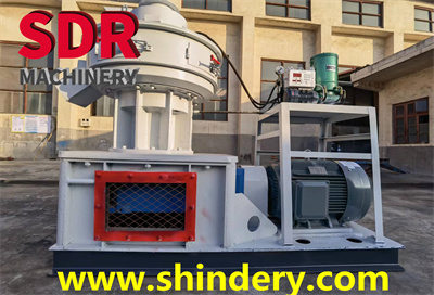 Shindery LGX-450 vertical ring die wood pellet machine export to Myanmar