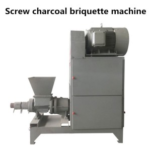 Screw Type Biomass Charcoal Briquette Machine