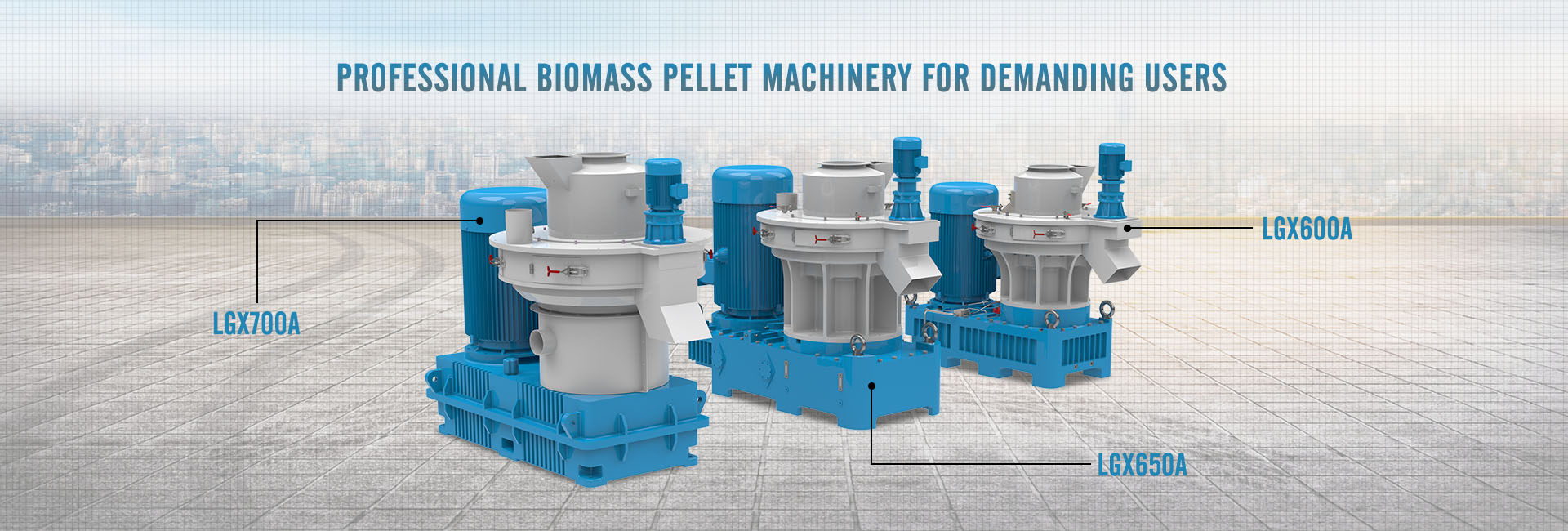 Professional biomass pellet machinery for demanding users