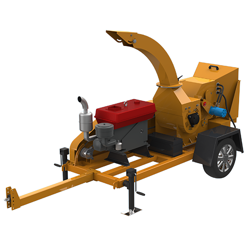 High reputation Wood Chipper Machine Price - S6130 Trailer Wood Chipper – Shindery detail pictures