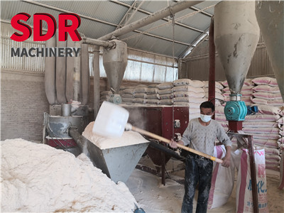 A wood powder making factory of our customer